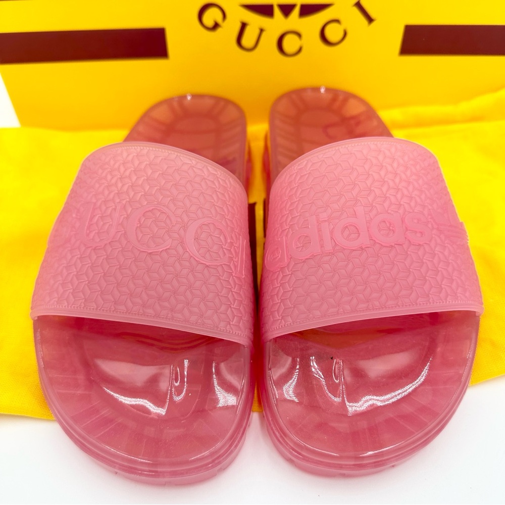 NOT AVAILABLE Gucci X Adidas Slides - Picture 2 of 4